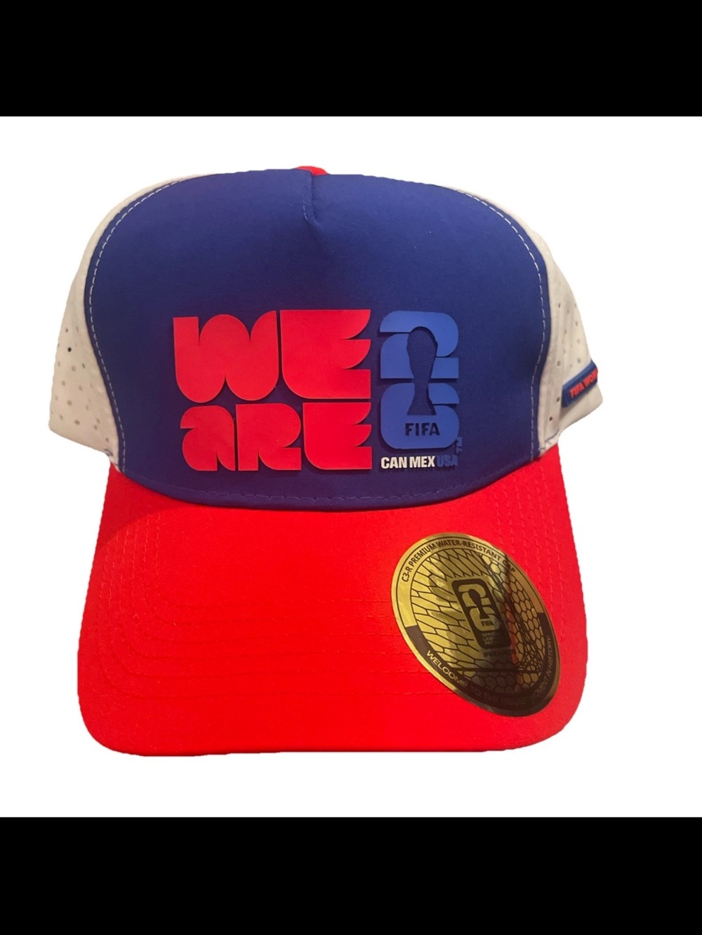 Official FIFA World Cup 2026 Hat can mex usa world cup nwt red white blue